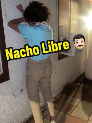 A post by @nakedskinbybrina on TikTok caption: Nachoooooo #nacholibre #nacholibrecostume #nacholibretiktok @Papi Sash 