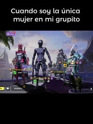 A post by @sandry_codpy on TikTok caption: cuando soy la única mujer en mi grupito ❤️‍🩹🫂  @BLACK OZUNA @XF• LuKAs-PY @夃otcito CODM  #codm #callofdutymobile #codmobile #manca #flyppppppppppppppppppppppppppppppp #viral #fypage #contenido 