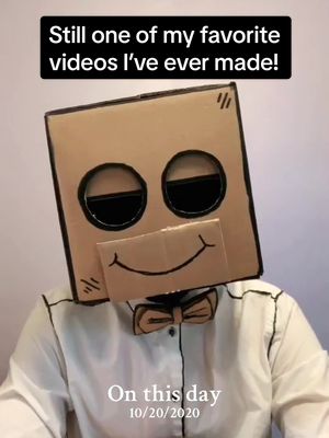 A post by @hectorsector13 on TikTok caption: Man that was a couple of years ago… good times XD #onthisday #box #boxhead #Love #baby #silly #funny #fyppppppppppppppppppppppp 