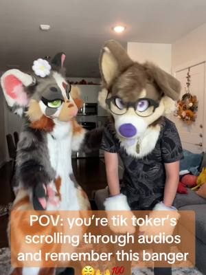 A post by @cindycatcalico on TikTok caption: I loved this app during the lock down sm, wish i could go back to that fyp 💔 #furry #fursuit #fursuiting #furryfandom #fursuiter #fursuitdance 