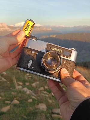 A post by @hugo_grandin on TikTok caption: FED 5B x Mont Blanc 📸⛰️ #35mm #onfilm #kodak 