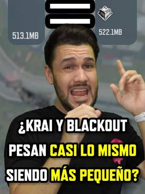 A post by @reytamalero on TikTok caption: Krai pesa casi lo mismo que Blackout? #curiosidades #nuevomapa #codm #codmobile #reytamalero 