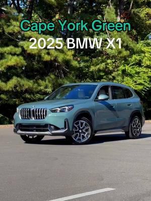 A post by @bmwoftuscaloosa on TikTok caption: Green > everything else. @BMW USA #bmw #bmwm #bmwmotorsport #bmwx1 #newcar #carsales #fyp #cartok #carsoftiktok #bmwlife #bmwlove #bmwclub 