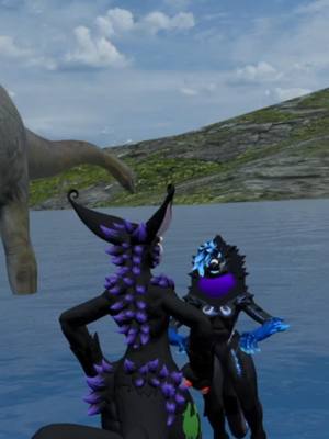 A post by @godzillacious98 on TikTok caption: um i gusses dance? XD @pocketnightmarex #vrchat #vrchatmemes#vrgaming #vrchatavatar #vrchatfurry