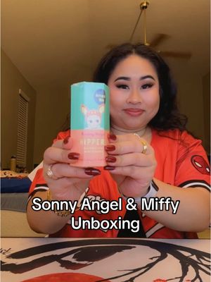 A post by @kaelyncompechi on TikTok caption: just 3am things… #sonnyangel #miffy #unboxing #mysterybox #fyp 