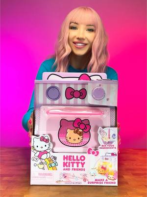 A post by @gabifaye on TikTok caption: Oven “bakes” a Sanrio character! 😍 Sponsored by Moose Toys @Moose Toys #toys #sanrio #asmrtoys #toyunboxing #cookeezmakery #sanriocookeezmakery #hellokitty 