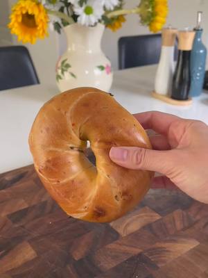 A post by @wtfab1 on TikTok caption: I love a Lox & bagel sandwich, and @newyorkerbagels_official’s jalapeño red pepper took things to the next level! 🌶️ You can get these fresh, hand-rolled bagels from NY delivered right to your door at the link in my bio. Use code WHATTHEFAB for $5 off!  #ad 