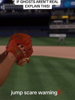 A post by @mlbtheshow on TikTok caption: We just caught a ghost in a video game! 