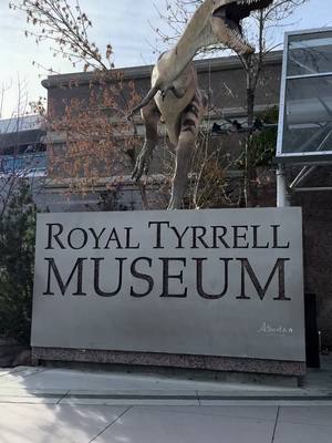 A post by @glo_the_explorer on TikTok caption: Royal Tyrrell Museum Adventure#viral #fyp #dinosaur #museum