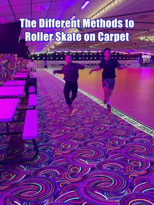 A post by @dawsonish on TikTok caption: I’m sorry he never wears pants🙄 #rollerrink #rollerskating #carpet #comedy #techniques