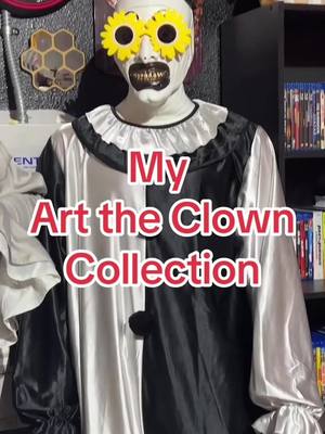 A post by @chaseshorrorzone on TikTok caption: #chaseshorrorzone #terrifier #terrifier3 #arttheclown #damienleone #horror #horrortok #horrortiktok #halloween #horrorcollector #collectorcheck #horrorcollection #viral #fyp #foryoupage #zyxcba 