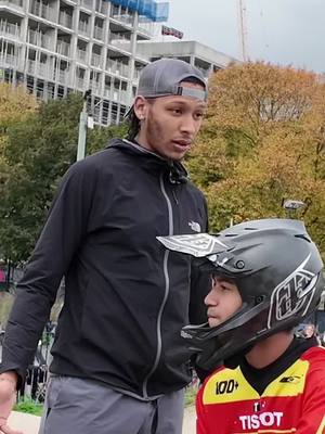 A post by @kyewhyte87 on TikTok caption: Want to get better at bmx racing watch the full video #bmx #bmxracing #whytebros #gtbmx 