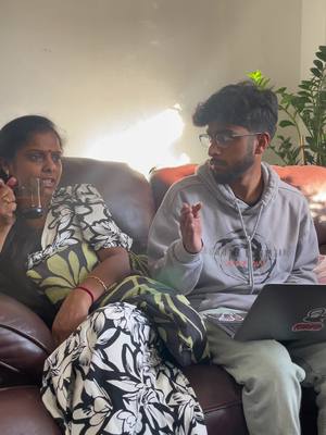 A post by @chinnathamizha on TikTok caption: Amma learns a new trick to ANNOY me ! #chinnathamizha 😐😂😂😂