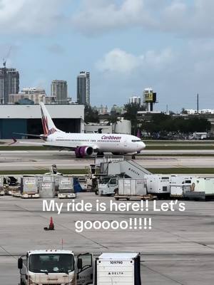 A post by @waynesworld23 on TikTok caption: #caribbeanairlines #oneofmyfavs#headinghome #nothinglikethecaribbean#trinitothebone 