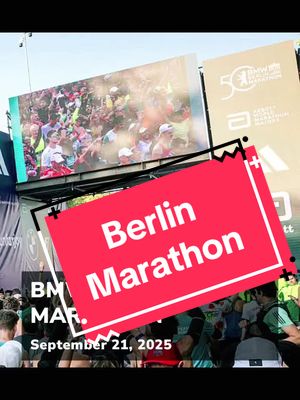 A post by @nomadicmermaid on TikTok caption: Great Job, Lauren and The Foundation for Tomorrow Team!  #teamelevated🌈 #berlinmarathon2024 