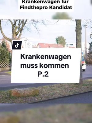 A post by @elcapo_34.1 on TikTok caption: #Krankenwagen#Findthepro#Unfall#staffel2