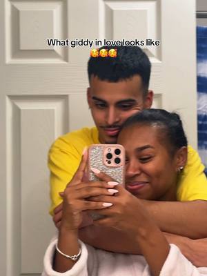 A post by @onbristime on TikTok caption: I told him lets make a cute video 🥰 i literally had butterflies the whole time 😅🥰😂🩷 #couplegoals #arandafamilia @Bri and Mike 💛 