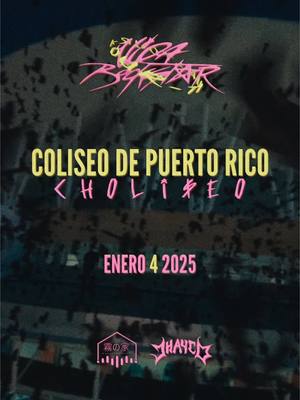 A post by @jhayco on TikTok caption: PUERTO RICO sera parte de mi “VIDA ROCKSTAR” 🇵🇷 La venta de boletos comienza el próximo lunes, 28 de octubre a las 10:00 a.m a través de Ticketera.com 4 DE ENERO 2025 x EL MURCI EN EL CHOLI 🏟️🦇 