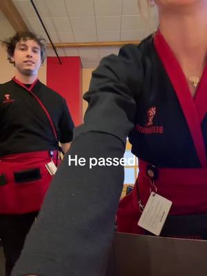 A post by @reghanneal on TikTok caption: Slow day at benihana 