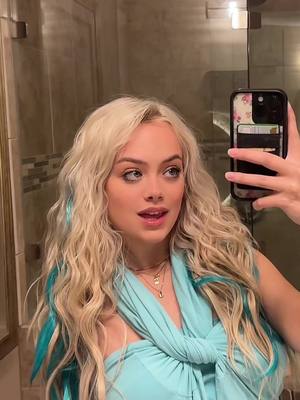 A post by @erinnjohnson_ on TikTok caption: @Addison Rae you have impeccable timing #aquamarine #halloween2024 