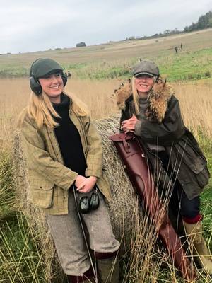 A post by @evie__dyer on TikTok caption: A day for The Georgie Campbell Foundation 💜🤍  #britishcountryside #countrylife #gamebirds #agri #cotswolds 