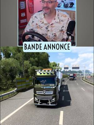 A post by @sir.thomas.officiel on TikTok caption: DES PROBLÈMES SUR LA ROUTE DU PORTUGAL dans Euro Truck Simulator 2 (bande annonce 4k) #ets2 #roleplay #jeuxvideo