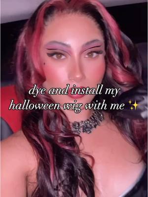 A post by @asiabanyaga on TikTok caption: from basic to baddie #happyhalloween #wiginstall #halloweenhair 