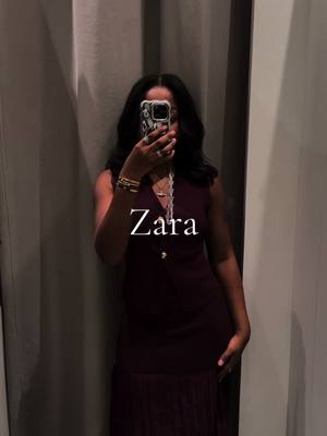 A post by @maguettetraore3 on TikTok caption: Pov: Burgundy is the color of the season. #zarafinds #zara #pourtoi #Paris #viral_video 