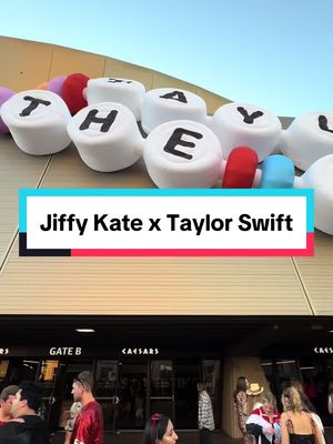 A post by @jiffykatewrites on TikTok caption: Jiffy Kate x Taylor Swift in New Orleans! There couldn’t be a more perfect combo. #erastour #erastourneworleans #erastourtaylorswift #taylorswifterastour 