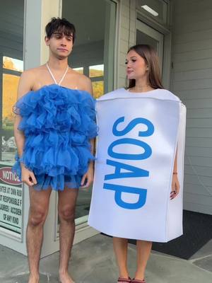 A post by @dobretwins on TikTok caption: she said she didn’t want to be the loofah 😩