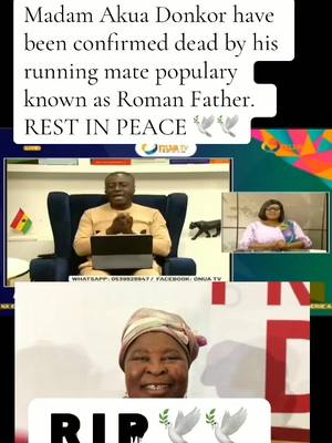 A post by @justclick22 on TikTok caption: #rip Akua Donkor