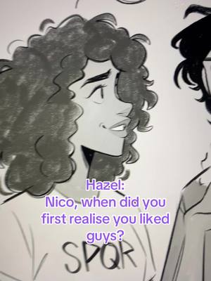 A post by @ace.of.artz on TikTok caption: Everyone feels same✨ #percyjackson #pjo #nicodiangelo #hazellevesque #percyjacksonandtheolympians #riordanverse #fyp #pov #digitalart #art #BookTok 