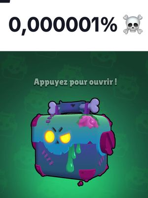 A post by @graphyxmobile on TikTok caption: 0,000001% DE CHANCE BRAWL STARS… ☠️ #brawlstars #brawlstarsfr #GamingOnTikTok