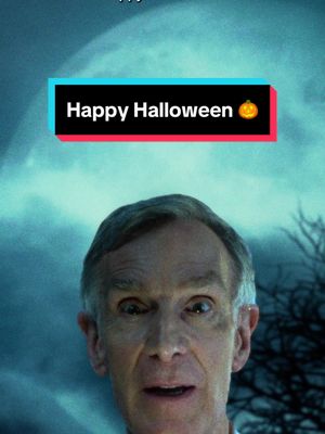 A post by @billnye on TikTok caption: #Halloween is upon us. It’s a frightening time of year. 🎃 Then, there’s Election Day. Climate change is scary. Vote with the climate in mind! To make a plan to vote, go to TooHotToVote.com (link in bio). #voting #vote #election2024 #climatechange #happyhalloween 