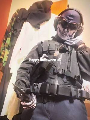 A post by @vicioussnek on TikTok caption: TOY PROP ‼️ Sorry for the hiatus 🙏 back again slowly but surely? Maybe  #Ghost #codmw2 #callofduty #ghostcod #ghostcosplay #codedit #ghostcodedit 