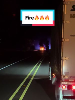 A post by @itzfarrukh1 on TikTok caption: Car on fire at 54 East new mexico around 1 :am 