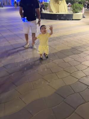 A post by @brollayounadam on TikTok caption: حياتي ،،، باختصار💙💛#mother #dubai #globalvillage #baby #foryou 