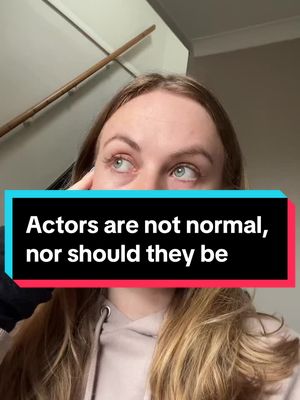 A post by @bethparkdirector on TikTok caption: Actors are not normal, nor should they be #acting #directing #selftape 