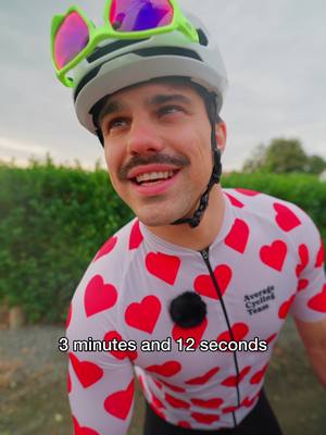 A post by @averagerob on TikTok caption: Advertisement for @Alpro: Riding up the most brutal climb in cycling history 🥵😅 idk why i keep doing this to myself.  #cycling #koppenberg 