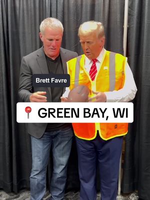 A post by @realdonaldtrump on TikTok caption: THANK YOU, WISCONSIN!