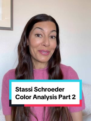 A post by @foryourreputatio on TikTok caption: Stassi Schroeder Color Analysis Part 2    Couldn’t leave you hanging! We’re diving deeper into Stassi Schroeder’s color palette and uncovering the final shades that truly make her shine. From romantic, smokey hues to soft neutrals, these colors bring out her natural beauty in the best way.     Ready to see the finishing touches? 👀✨ Let me know your favorite shade from Stassi’s palette! And don’t forget—who should I analyze next?            Like-Follow-Share-Save                                                                   ___________________________________________                      Style Tips | Color Analysis Session| Style  Upgrade | Seasonal Color Analysis | Color Analysis Benefits               #seasonalcoloranalysis #vegascoloranalyst👑 #findyourpalette #confidenceboost                                                @stassischroeder 