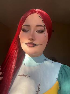 A post by @jessiecheroske on TikTok caption: “But you’re the Pumpkin king!” Oh dear Sally how I love you #sally #nightmarebeforechristmas #halloween #costume #fyp #viralvideo 