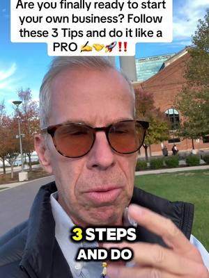 A post by @robertcroakofficial on TikTok caption: #CapCut Are you finally ready to start your own business or take your side hustle to the next level? Follow these 3 tips and do it like a PRO! #llc #tailorbrands #finance #investor #rich #educator #wealth #business #financialfreedom #entrepreneur 