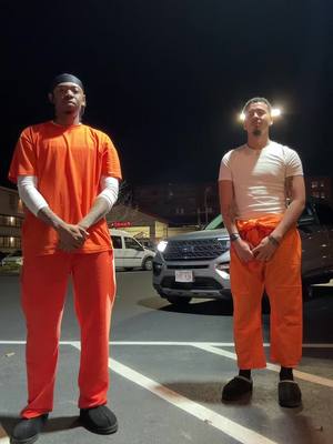 A post by @treperrymanjr_ on TikTok caption: #prisoners #halloweencostume 