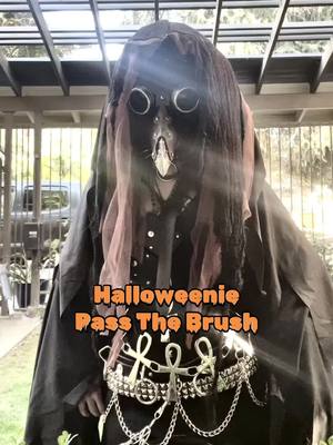 A post by @funeral.vampiress on TikTok caption: 🎃. happy halloweenie to every bat !! this was such a fun project !! . #vampiregoth #tradgothmakeup #deathrockoutfit #romanticgoth #deathrockfashion #tradgothfashion  #vampire #gothoutfit #gothmakeup #deathrocker #tradgoth #gothicrock #goth  #halloweencostume #halloween #passthebrush 