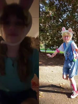 A post by @_ohbunny on TikTok caption: #duet with @PETUNIA!!<3 happy halloween lol #adventuretime 