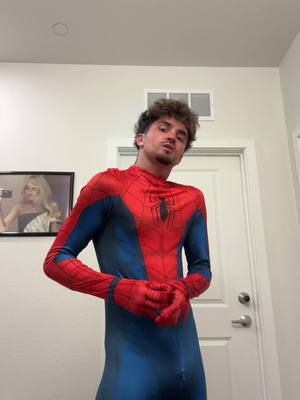 A post by @adrapos on TikTok caption: spidey saves the day #happyhallowen #spidey #foryouhalloween #mileytok 