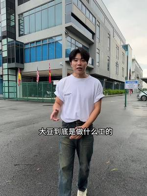 A post by @daweihungry on TikTok caption: 开箱一个亿的工厂 #大伟又饿了 #美食 