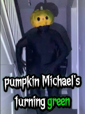 A post by @_soggy_nugget_ on TikTok caption: Pumpkin micheals a day late… 🎃 #halloween #meme #wakeup #pumpkin #pumpkinmicheal #memes #funny 