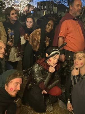 A post by @harland3r on TikTok caption: I think I had a good time at @Renaissance Park this year 🥰🖤 #renaissancefestival #medievalfantasy #ohiorenaissancefestival #renfaire  too many friends to tag but special thanks to @CaptainSammy124 @Tinkeringpixie @Win✨ @Ødfel @CrimsonHawkeCosplay for helping filming & adventuring with me 🖤